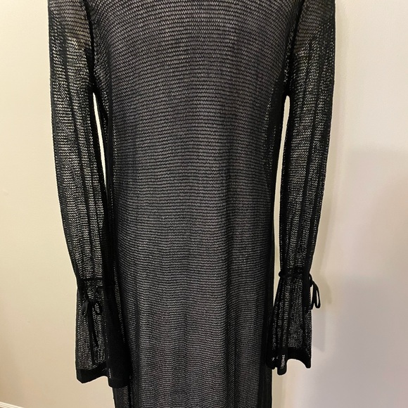 Bedo long semi sheer cardigan with flare sleeves - Picture 9 of 16